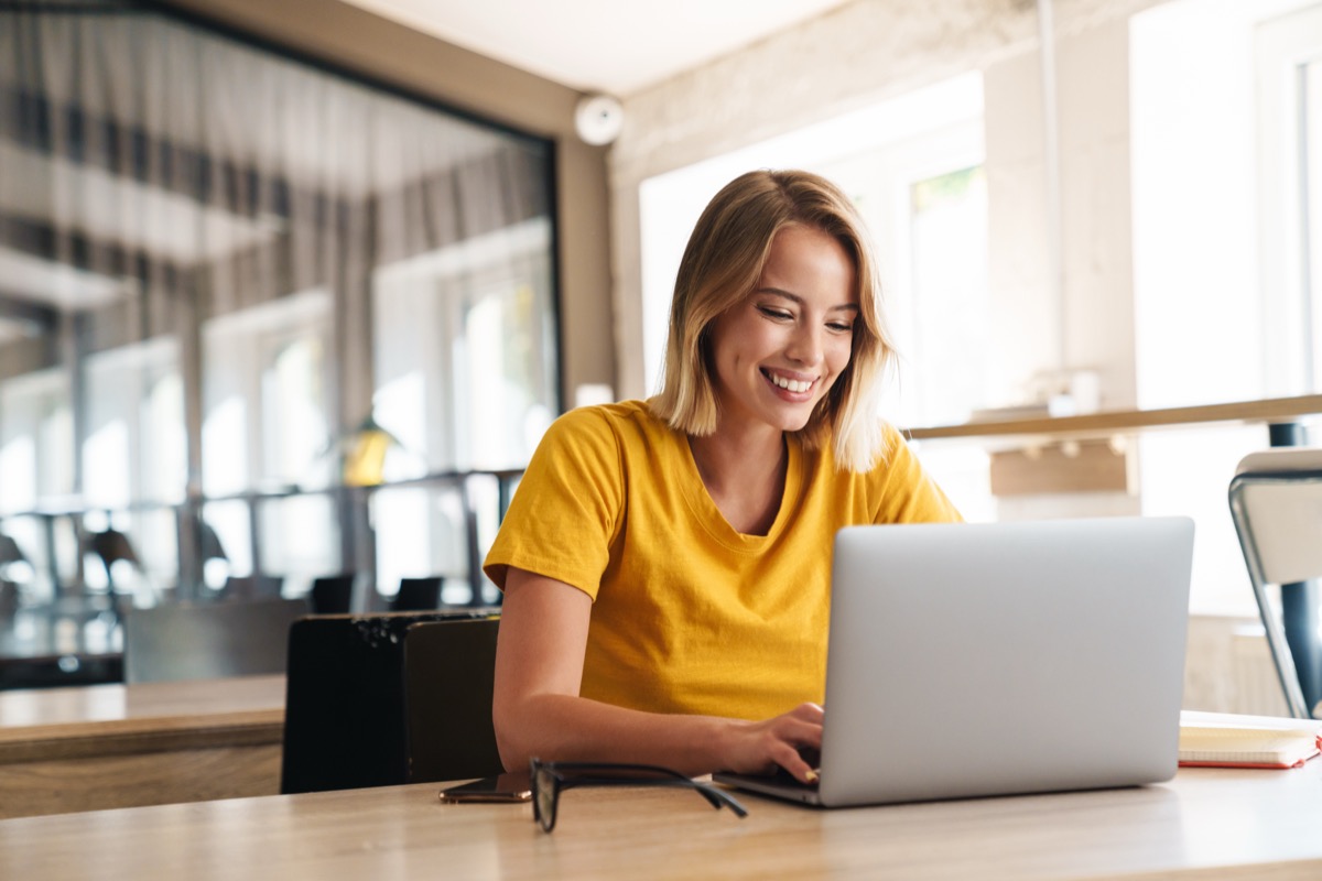 Member reviewing plan documents on a laptop