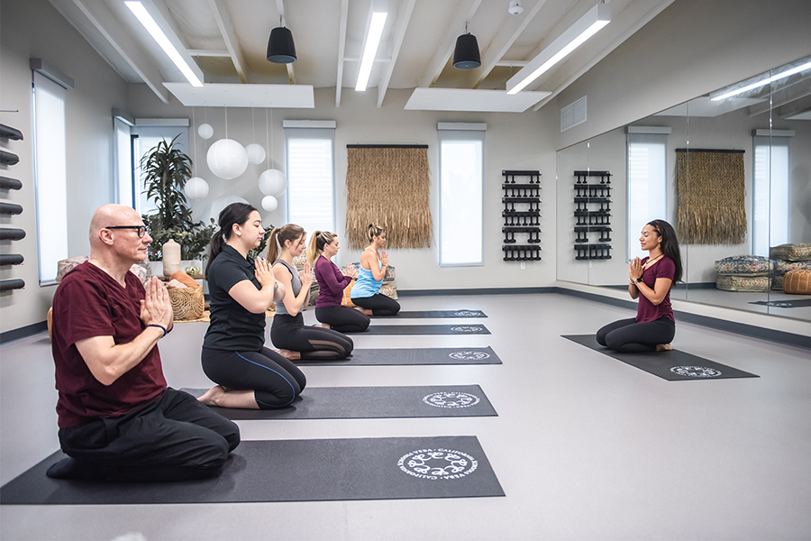 CalVEBA Well-Being Team supporting a workplace wellness class